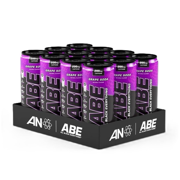 Applied Nutrition - ABE Energy + Performance Cans, Grape Soda - 12 x 330 ml.