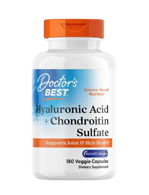 Hyaluronsyre  Hyaluronic Acid + Chondroitin Sulfate with BioCell Collagen - 180 kapsler