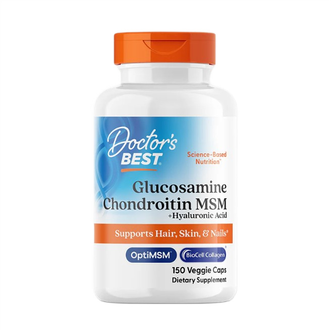 Glukosamin, kondroitin, MSM + hyaluronsyre  150 kapsler
