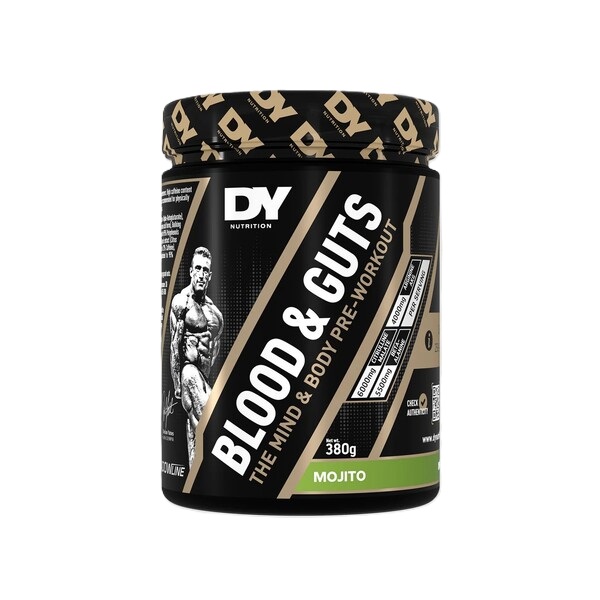 Præ-træningsprodukt med stimulerende virkning Blood and Guts, Mojito - 380g