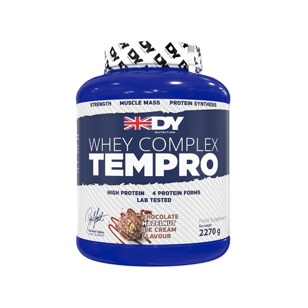 Dorian Yates - Tempro Whey Complex Chokolade Hasselnød 2270g