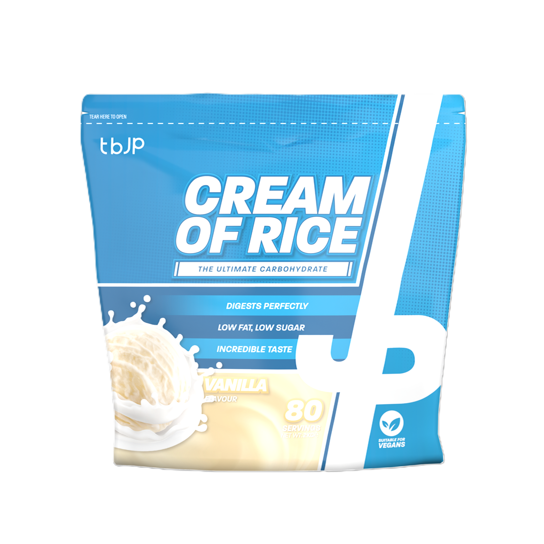 Trained by JP - Cream of Rice, Vanilla - 2000g