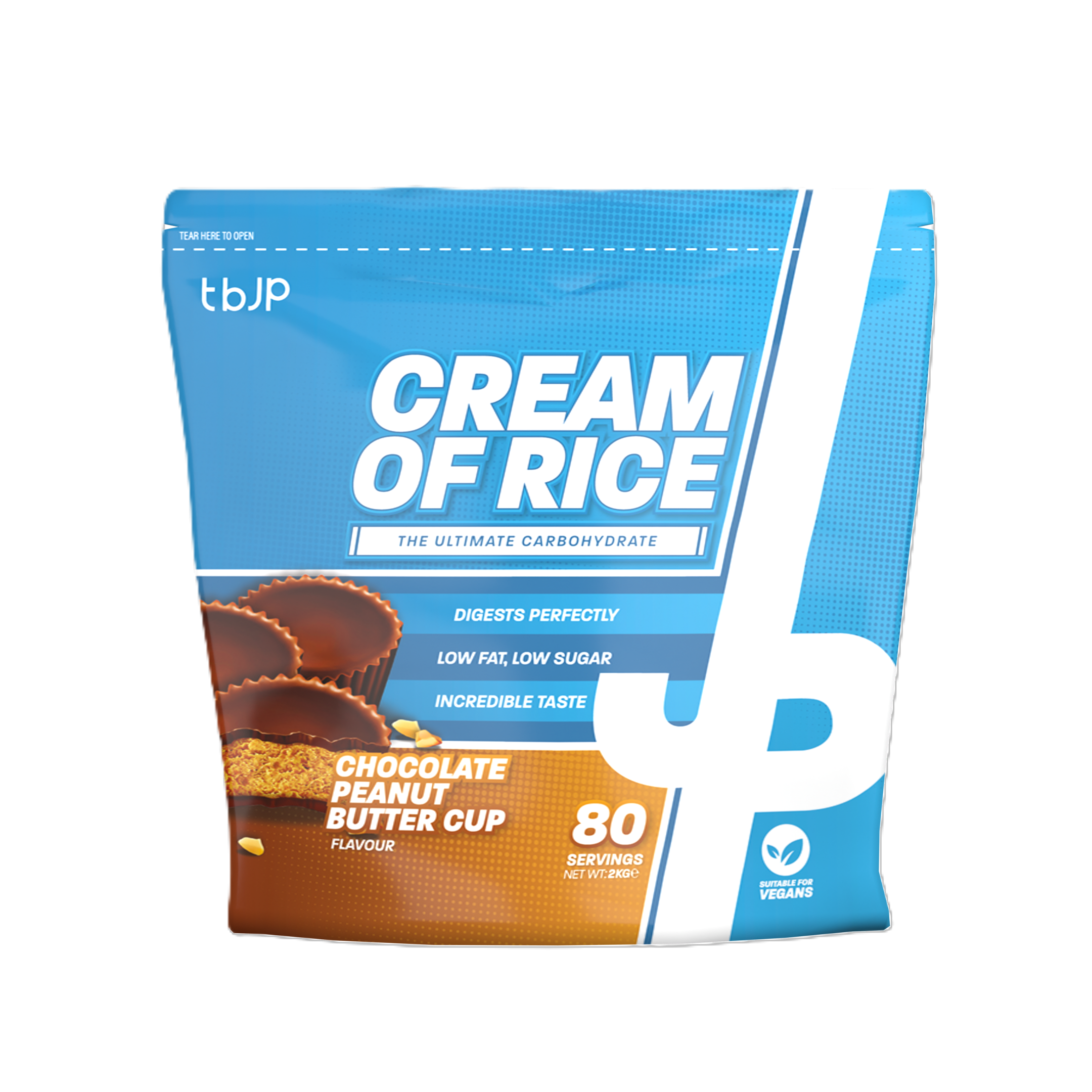 Trained by JP - Cream of Rice, Chocolate Peanut Butter Cup - 2000g