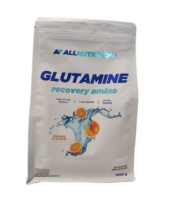 ALLNUTRITION Glutamine Recovery Amino (1000 g, appelsin)