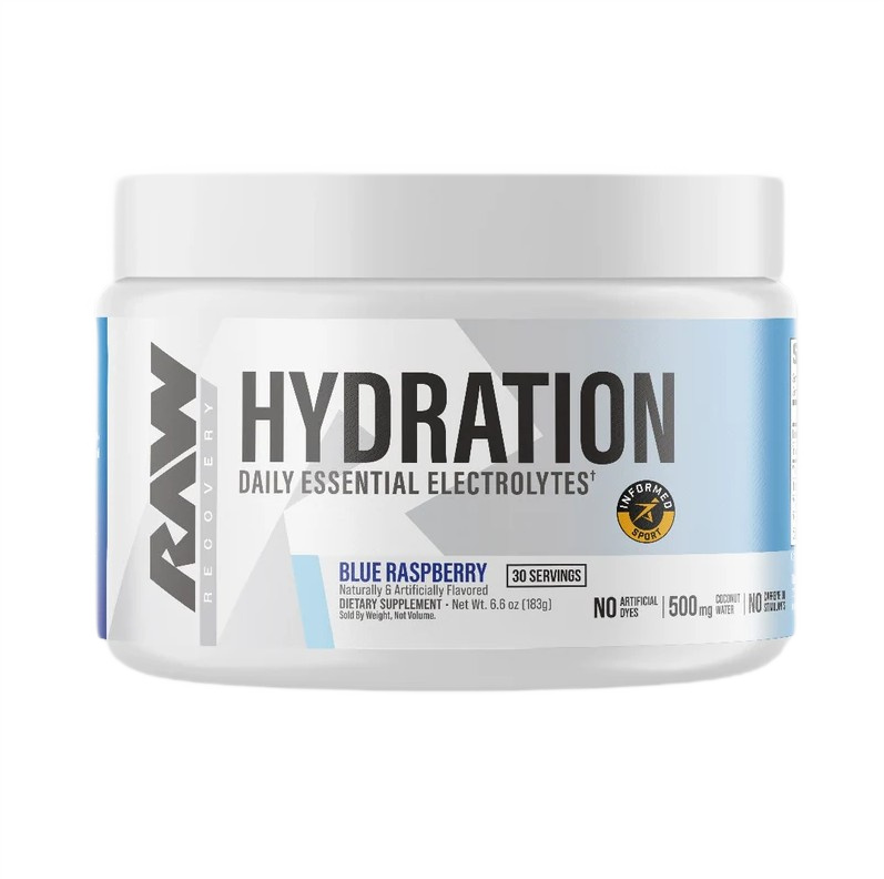 Raw Nutrition Hydration, Blå hindbær 183 g