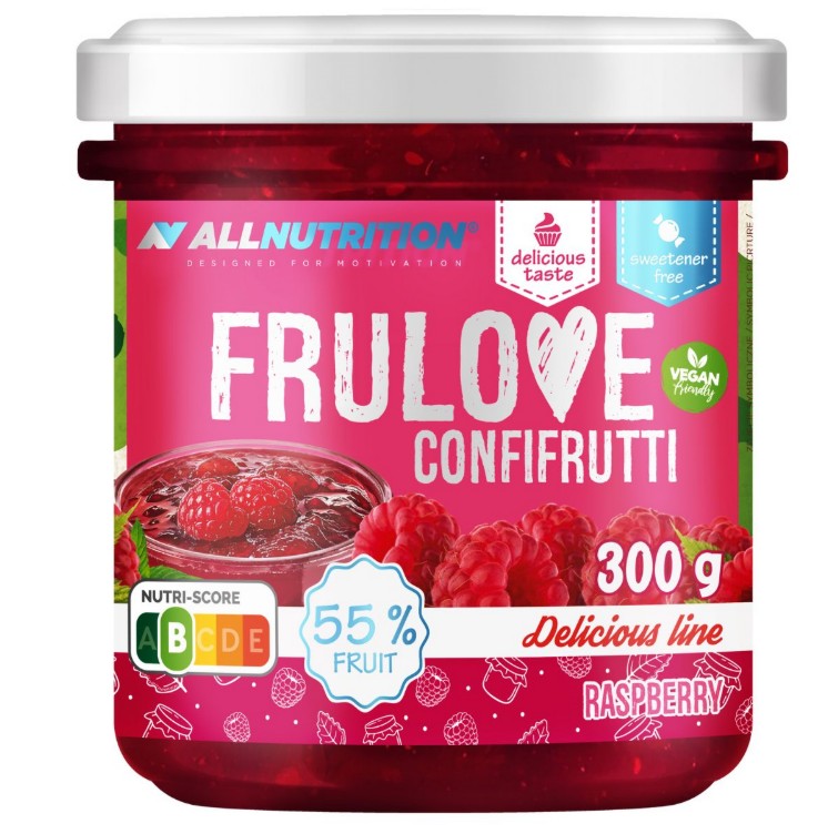 Allnutrition Frulove Confifrutti, hindbær 300 g