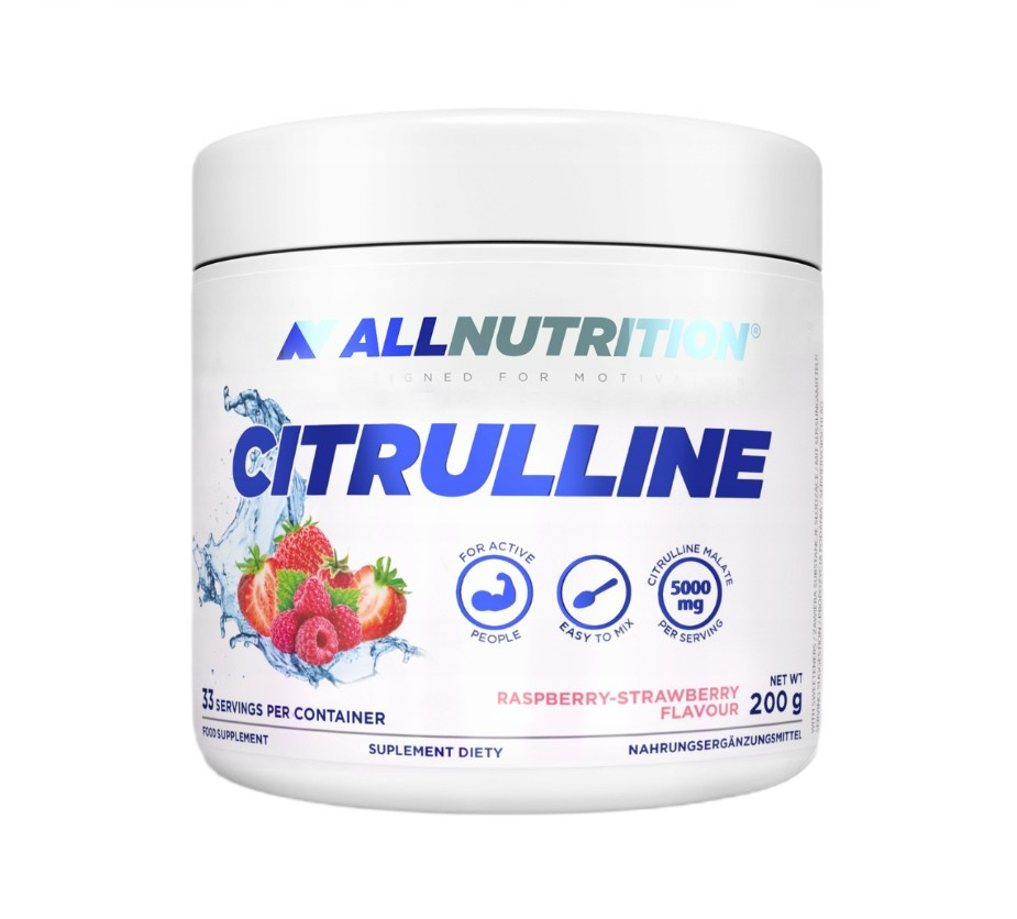 Allnutrition Citrullin, hindbær-jordbær 200 g